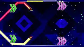 Geometry Dash: Blue Clapper by TobyVegito (me) (Medium Demon)