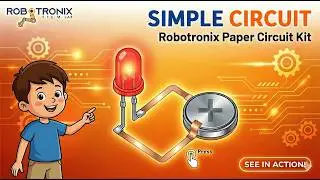 Simple Paper Circuit for Kids | Learn LED, Battery & Circuits | Sparktronix DIY Paper circuit kit