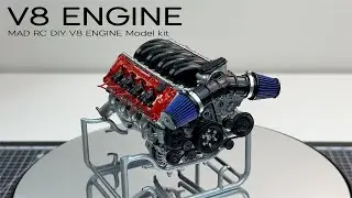 MAD RC DIY V8 Модель kit для Capra VS4-10 Pro - Модель двигателя 1/10