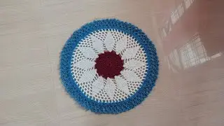 Crochet Rumal/Thalposh new design #लोकरीचा रुमाल | Video 277