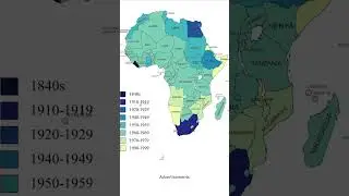 When did African counties gain independence