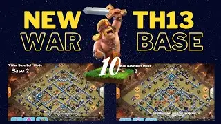 BEST 10 TH13 NEW WARBASE WITH LINK | SUPER BARB SPAM