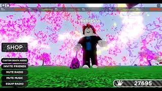 time stop effect showcase in slap battle roblox