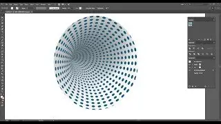 Illustrator - create a 3D vortex shape