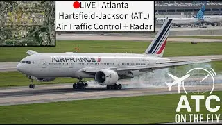 🔴 LIVE | Atlanta Hartsfield-Jackson (ATL) Air Traffic Control + Radar | Planespotting Radio