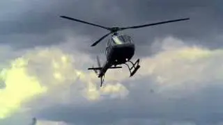 Helicopter in UltraSlo OMG does he crash in slow motion?