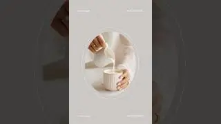 AI Aesthetic Studio | Delicate Coffee Pour AI Stock Images for Minimal Luxury 🤍