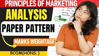 Paper Pattern📝 | Principles of Marketing | Sem 3, Bcom(H) | Dec'25 Exams | Delhi University
