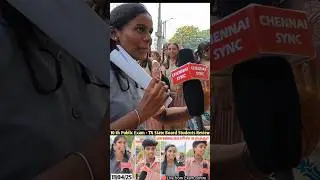 🔴TN 10th Public Science Exam Student Review |State Board 2025|Easy or Tough?|