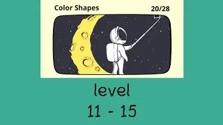 Brain Wash: Color Shapes level 11 12 13 14 15
