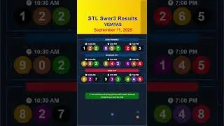 STL Swer3 7PM Results Visayas September 11, 2025