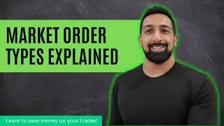 Market, Limit, Stop & Trailing Stop order types ALL explained for beginners!
