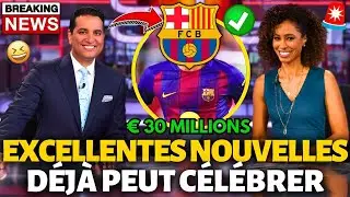 🚨OFFICIEL✅ BARCELONE VIENT DE PARALYSER LE MONDE DU FOOTBALL! D&Eacute;J&Agrave; PEUT C&Eacute;L&Eacute;BRER! ACTU DE BARCELONE!