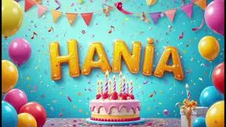 🎉 Happy Birthday Hania 🎂 | Best Birthday Song | Special Happy Birthday Song for Hania