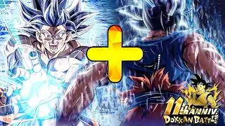 LR TEQ UI GOKU + LR PHY UI GOKU + EVO BLUE VEGETA! (DBZ: Dokkan Battle)