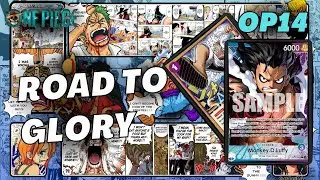 OP14 - Road to #1 UP Luffy player in the *WORLD* Ranked Gameplay