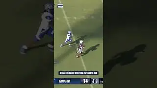 Ahmad Miller Calls Game With 76 Yard TD Run vs Hampton!