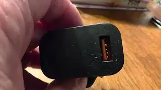 Lamenting damage done to my 100W Verbatim charger on St Brigid's Day in Ireland. 