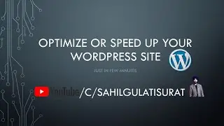 Optimize or Speed up your WordPress site using WP-Optimize – Clean, Compress, Cache.