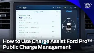 How to Use Charge Assist | Ford Pro&trade; Public Charge Management | Ford Pro&trade;