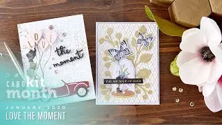 Spellbinders January 2020 Card Kit of the Month &ndash; Love The Moment