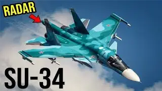 Су-34 «Фуллбэк» — сверхзвуковой истребитель-бомбардировщик.! 