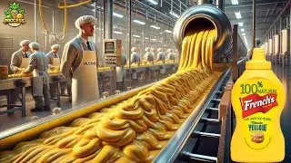 How Mustard Sauce Is Made In A Factory | Mustard Production Process