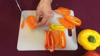 How to: cut a pepper