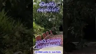 Long vacant 29 unit RSO Los Feliz complex 2040 Rodney trades hands