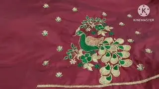 Computer embroidery work design blouse s beautiful Work design's 