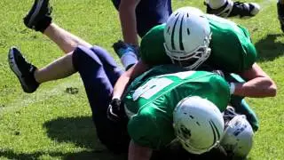 JUGEND PROBETRAINING  BIELEFELD BULLDOGS 25.1.2014 CARL-SEVERING-BERUFSKOLLEG HALLE 2