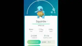 Pokemon Go Evolve Squirtle to Wartortle Blastoise with Higher CP tips and tricks lv20+