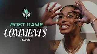Kennedy Burke, Emma Meesseman, Leonie Fiebich & Natasha Cloud | Post Game Comments | August 19, 2025
