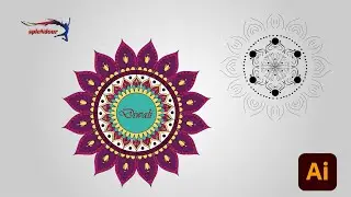 Tips and Tricks : Mandal Art  in Adobe Illustrator || Easy