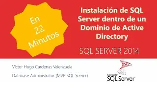 Instalación de SQL2014 dentro de Active Directory