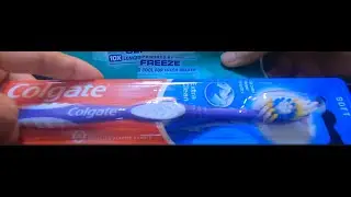 4K Unboxing Oral Care GH027975 Colgate Toothpaste MaxFresh Clean Mint and Colgate Toothbrush (P3)