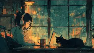 Rain Cafe ☕🌧️ Focus Loop (No Vocals) #05 | Relaxing Cafe Lofi Background