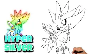 How To Draw HYPER SILVER #silverthehedgehog #drawing
