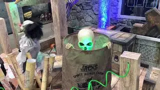 NEW FOR 2022 Spirit Halloween Bag O Bones Pop Up Skeleton Life Size Animatronic Prop IN STORE DEMO