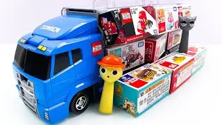 Disney Pixar Car | Fun Toys Cars And Experiencing All The Cars In The Big Tomica Convoy | Happy Cars