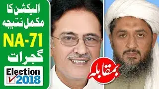 NA 71 Gujrat Election Results 2018 | Pakistan Election 2018 | Election Box