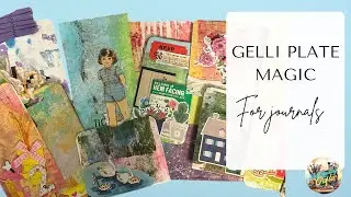 How to Make Ephemera from Gelli Plate Masterboards for Junk Journals
