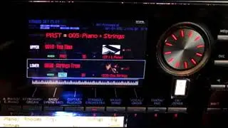 RolandFA 08 - Changing volume levels for splits and duals