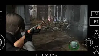 RESIDENT EVIL 4 MOBILE IOS ANDROID MOBILE VERSION AETHERSX2 EMULATOR GAME PLAY THE BIG MOSQUITO 
