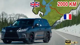 2000 KM LUXURY ROAD TRIP | Paris 🇫🇷 to London 🇬🇧  in Lexus LX | ETS2 4K | Ultra Graphics v1.57