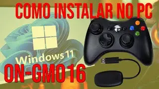 Como configurar controle xbox360 no computador com adaptador usb ON-GM016