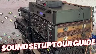 Small Sound Setup In Outdoor stadium of Ahuja Amplifier & Speakers