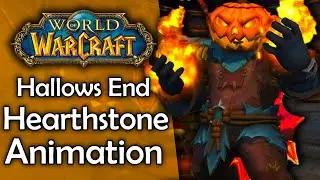 Headless Horseman's Hearthstone Animation | Hallow's End - World of Warcraft
