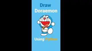 Doraemon Logo Using Python Turtle