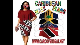 Get Reusable Caribbean Face Mask Flags Now with Free Shipping